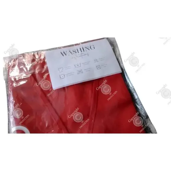 Red Vest BUTTON , Red employee vest, red vest - Picture 4 of 4